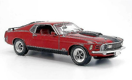Ford Mustang Mach 1 1/18 Highway 61 rosso modellini auto