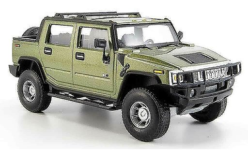 Hummer H2 SUT 1/43 Cararama verde modellini auto