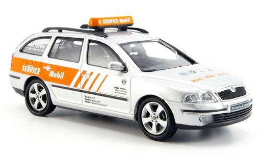 Skoda Octavia Combi 1/43 Abrex mobil service 2004 modellini auto
