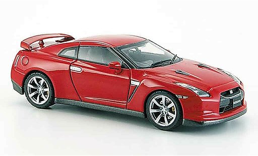 Nissan Skyline R35 1/43 Ebbro GT R rosso 2007 modellini auto