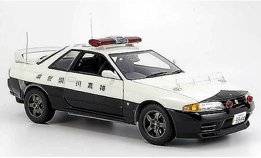 Nissan Skyline R32 1/18 Kyosho gt-r no.502 polizia modellini auto