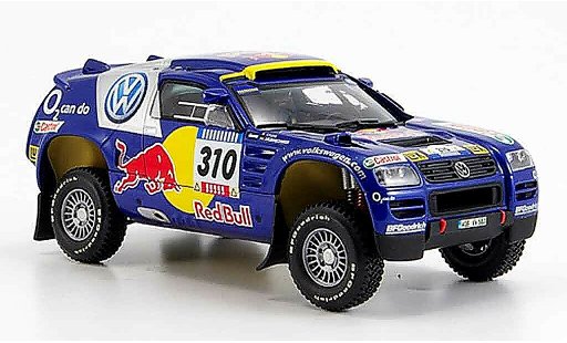 Volkswagen Touareg Dakar 1/43 Minichamps no.310 paris 2005 modellini auto