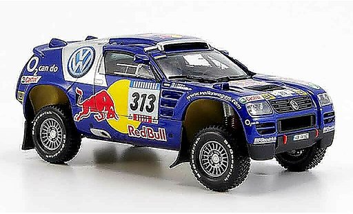 Volkswagen Touareg Dakar 1/43 Minichamps no.313 paris 2005 modellini auto