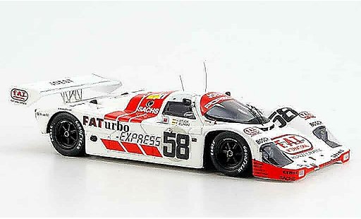 Porsche 911 1991 1/43 Spark No.58 Joest Siebter 24h Le Mans modellini auto