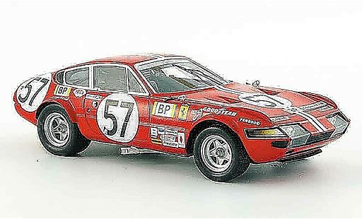 Ferrari 365 GTB/4 1/43 Red Line no.57 nart 24h le mans 1972 modellini auto