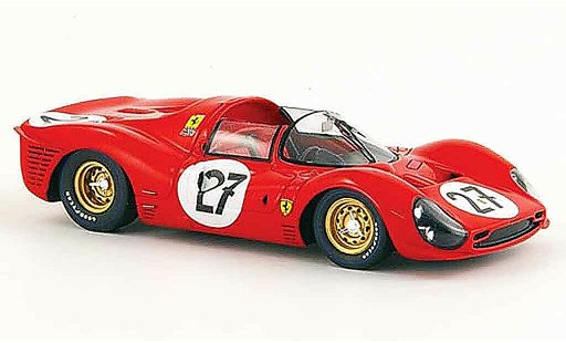 Ferrari 330 P3 1/43 Red Line no.27 rodriguez ginther 24h le mans 1966 modellini auto