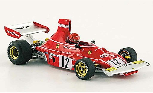 Ferrari 312 B 1/43 Red Line 3 no.12 niki lauda vincitore gp spanien 1974 modellini auto