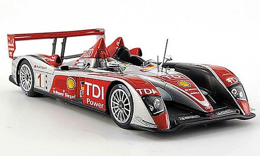 Audi R10 course 1/43 Spark 2008 TDI No.1Sport 24h Le Mans Biela/ Pirro/ Werner modellini auto