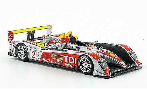 Audi R10 course 1/43 Minichamps 2008 No.2 Sport vincitore 24h Le Mans modellini auto