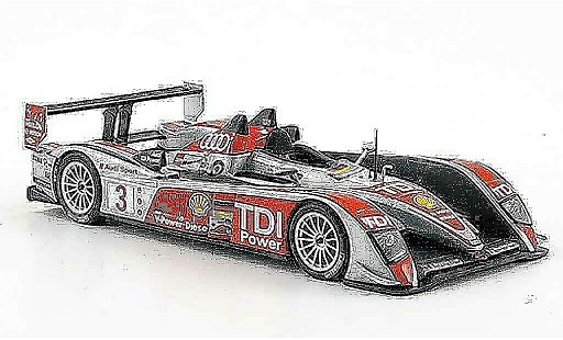 Audi R10 course 1/43 Minichamps 2008 No.3 Sport 24h Le Mans modellini auto