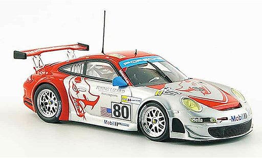 Porsche 911 GT3 RSR 1/43 Minichamps 2008 Flying Lizard Le Mans modellini auto