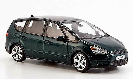 Ford S Max Berline 1/43 Minichamps verde 2006 modellini auto