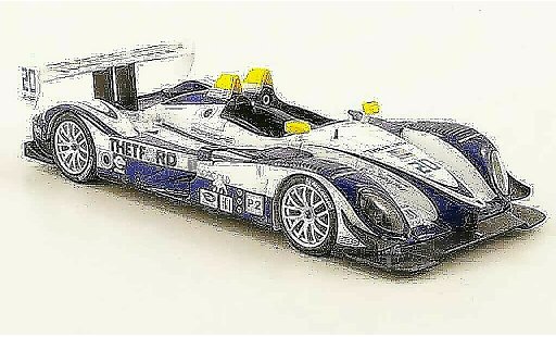 Porsche RS Spyder 1/43 Minichamps No.20 Thetford ALMS 12h Sebring 2008 modellini auto