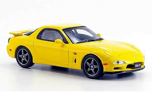 Mazda RX7 1997 1/43 Kyosho R giallo modellini auto