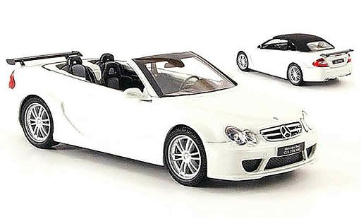 Mercedes C DTM 1/43 Kyosho K AMG Cabrio bianco modellini auto