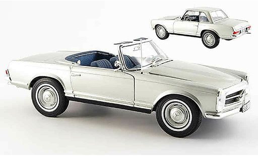 Mercedes 280 1969 1/18 Norev sl (w 113) grigio metallized modellini auto