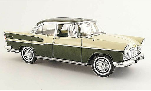 Simca Chambord Base 1/18 Norev verde beige 1958 modellini auto