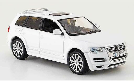 Volkswagen Touareg R50 1/43 Norev bianco 2008 modellini auto
