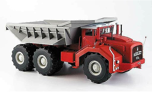 Berliet T100 camion 1/43 Norev rosso Muldenkipper 1959 modellini auto