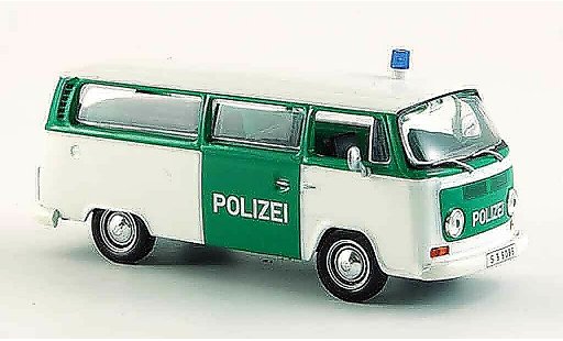 Volkswagen Combi Base 1/43 WhiteBox t2 bulli police fensterbus modellini auto