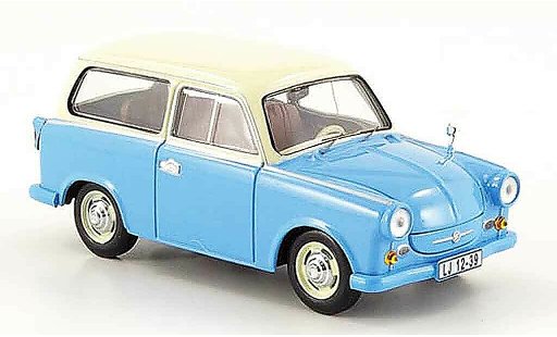 Trabant P50 Kombi 1/43 IST Models P 50 Station wagon blu beige 1959 modellini auto