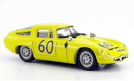 Alfa Romeo Giulia TZ1 1/43 Best no.60 kim targa florio 1965 modellini auto