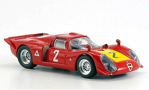 Alfa Romeo 33.2 prototipo 1/43 Best 1968 No.2 Imola modellini auto