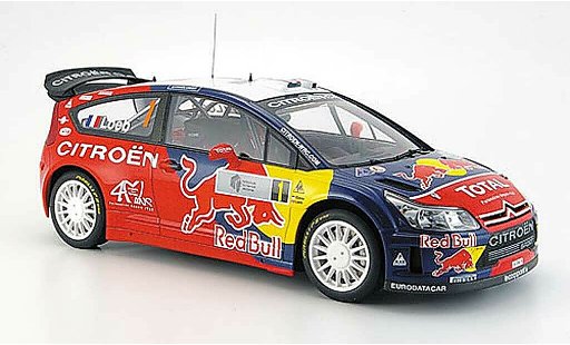 Citroen C4 WRC 1/18 Autoart loeb/ elena no.1 vincitore rallye argentin. 2008 modellini auto