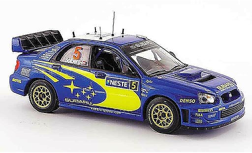 Subaru Impreza WRC 1/43 IXO no.5 rallye finlande 2005 modellini auto