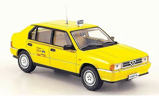 Alfa Romeo 33 taxi 1/43 Pego di roma giallo modellini auto