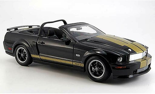 Shelby GT GT-H 1/18 Shelby Collectibles h convertibile nero avec bandes or 2006 modellini auto