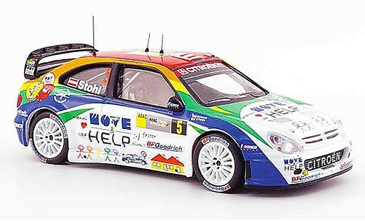Citroen Xsara WRC 2007 1/43 IXO no.5 stohl minor rallye Germania modellini auto
