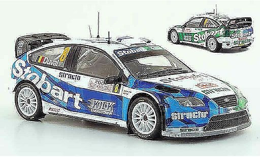 Ford Focus RS WRC 1/43 IXO 07 No.8 Structo Rally Monte Carlo 2008 modellini auto