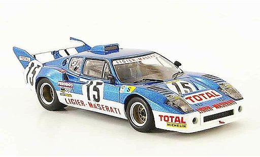 Maserati Ligier Base 1/43 IXO js2 no.15 laffite serpaggi 24h le mans 1974 modellini auto