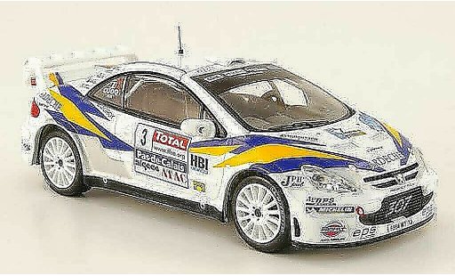 Peugeot 307 WRC 1/43 IXO No.3 Cuoq/Pain Rally Touquet 2006 modellini auto