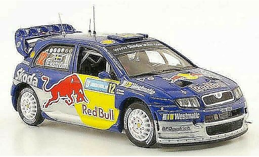 Skoda Fabia WRC 1/43 IXO No.12 Rally Svezia 2006 modellini auto
