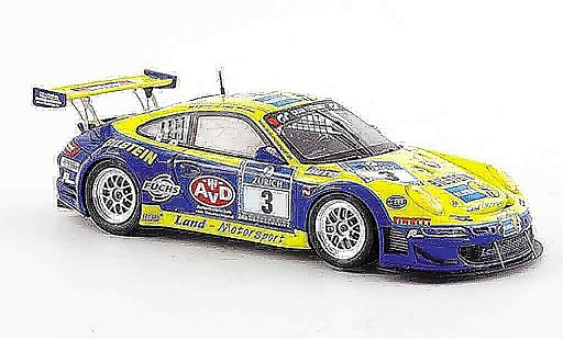 Porsche 911 GT3 RSR 1/43 Minichamps Team Land 24 Std. Nurburgring modellini auto