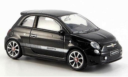 Fiat 500 Abarth 1/43 Mondo Motors New Abarthnero 2007 modellini auto