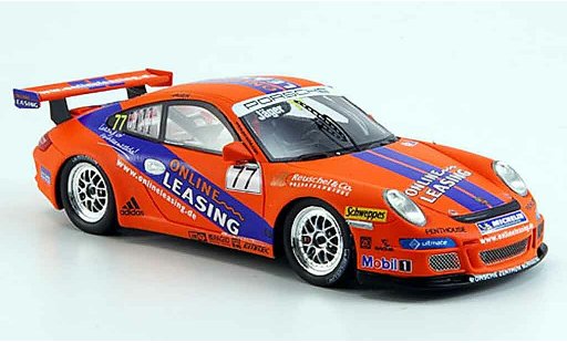 Porsche 911 GT3 CUP 1/43 Spark 2008 No.77 Online Leasing Carrera modellini auto