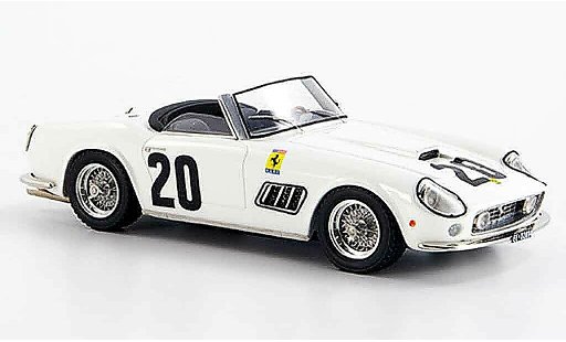 Ferrari 250 Spyder 1/43 Look Smart californiano.20 bianco le mans modellini auto