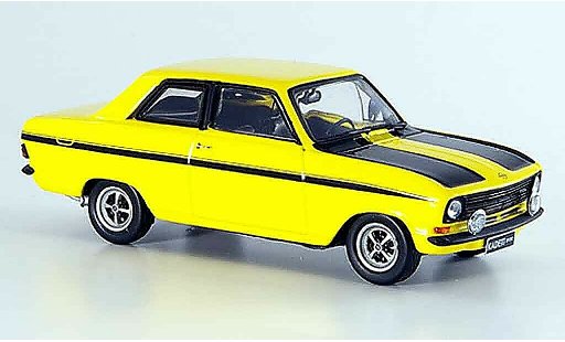Opel Kadett B B 1/43 Schuco sport giallo nero modellini auto