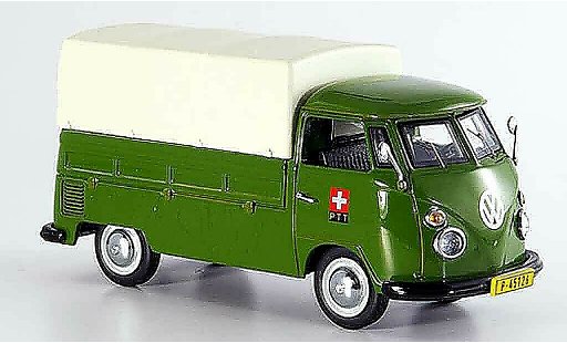 Volkswagen Combi Base 1/43 Schuco t 1 ptt storungsdienst pianale plane modellini auto