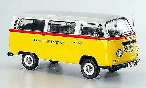 Volkswagen Combi A 1/43 Schuco t2a bus ptt reisepost modellini auto