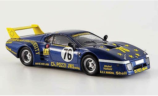 Ferrari 512 BB 1/43 Best no.76 le mans 1980 modellini auto