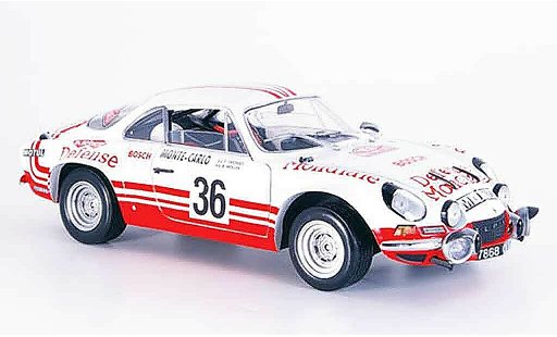 Alpine A110 rallye 1/18 Solido no.36 monte carlo 1973 modellini auto