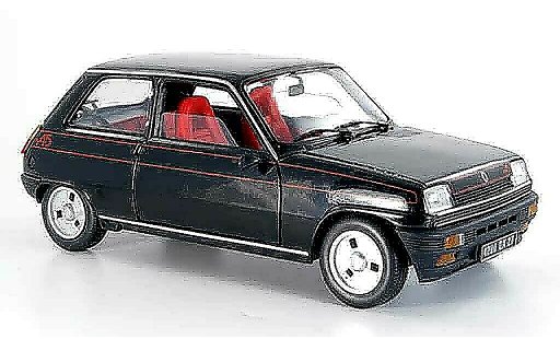Renault 5 Alpine 1/18 Solido nero 1977 modellini auto