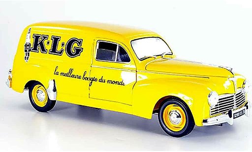 Peugeot 203 Fourgonette 1/18 Solido Fourgonette kombi klg giallo 1954 modellini auto