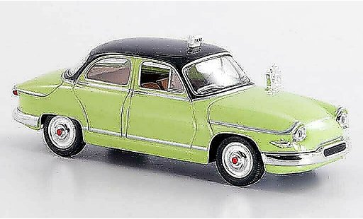 Panhard PL17 Base 1/43 Solido Taxi verde-nero 1961 modellini auto