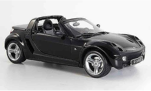 Smart Roadster Base 1/18 Kyosho nero 2003 modellini auto