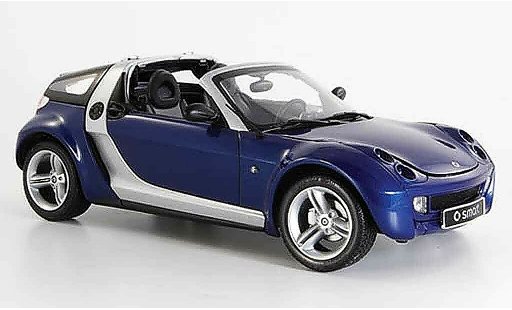 Smart Roadster Coupe 1/18 Kyosho blu 2003 modellini auto